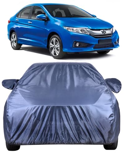 Image of Autofact Car Cover for City 2014-2019 | Water-Resistant Car Body Cover | All Weather Light-Weight Triple-Stitched Outdoor Shield with UV Protection, Dustproof & Heat-Resistant