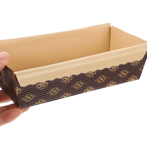 Moule en papier jetable pour cuisson de gâteaux rectangulaire 6.69In - 6