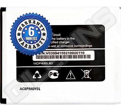 Image of Original ACBPR40Y01 Battery for yureka yu aace 5014 Battery with 6 Month Warranty **** (Q246)