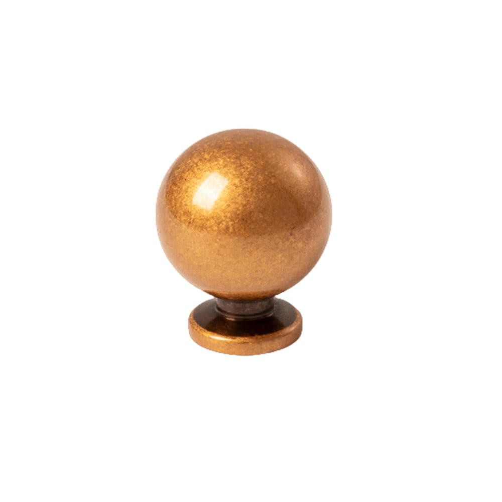Bouton en laiton antique marron haut de gamme pour armoire de cuisine