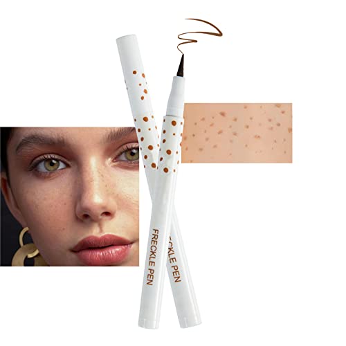 Rosarden Caneta de sardas, caneta de maquiagem para o rosto, caneta impermeável de longa duração com