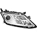 Headlights Assembly w/Bulbs Compatible with 2010 2011 2012 Ford Fusion Headlight Headlamp Driver & Passenger Side Chrome Housing
