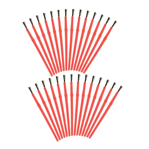 CLISPEED 50 Piezas Pinceles para Acrílica y Acuarela de Unidades Pinceles Pequeños para Detalles Aptos para Principiantes Estudiantes y Artistas Mango Cómodo para Dibujo y Manualidades