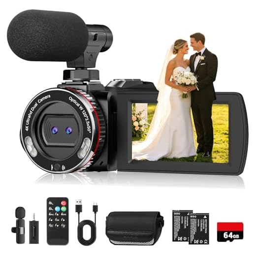 Rumyums 4K Wedding Camcorder Package