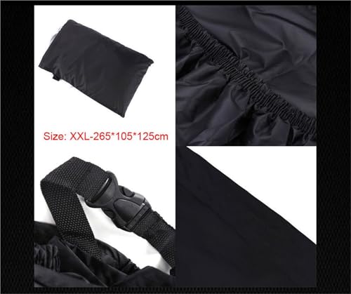 Housse de moto imperméable XXL, l'écrin noir pour Harley VROD