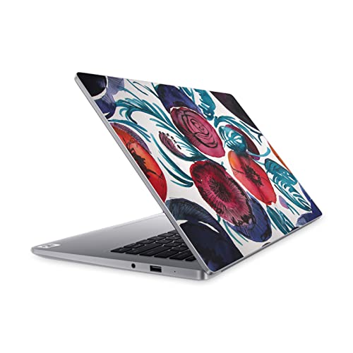 Vinyle autocollant Mi Notebook 14 Mai Autumn Violetta design floral pour ordinateur portable