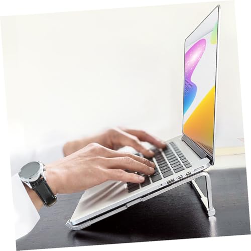 Soporte Plegable Portátil para Laptop de Aluminio Plata miniatura 6