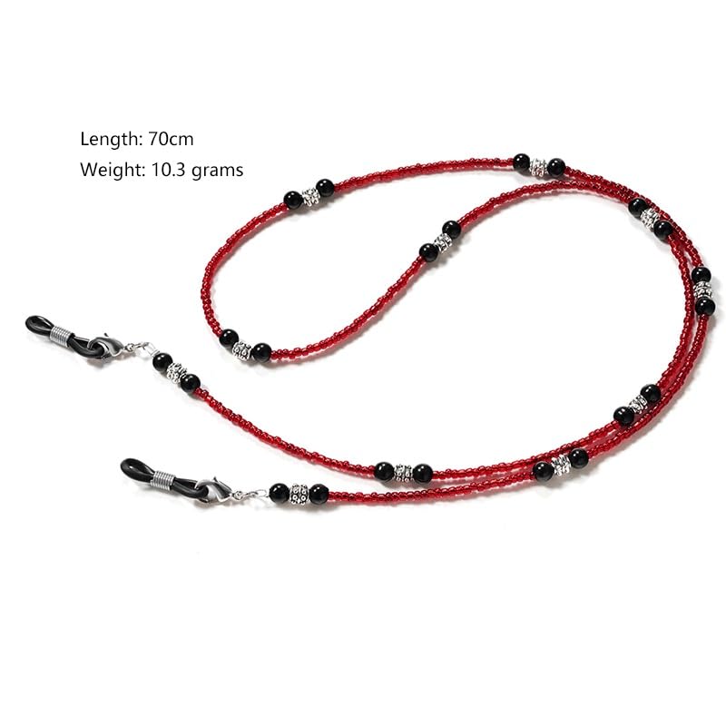 Lunettes perles cintre chaîne collier pour éviter les chutes de solaires