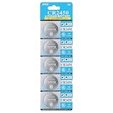 Taysing 5 Pack 3V High Capacity Lithium Button Coin Cell Batteries CR2450 ECR2450 Used in Most Electronic Devices