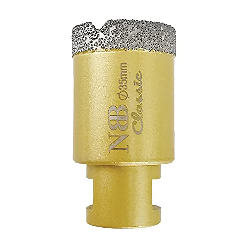 NBB vacuum brazed diamond hole saw with M14, Classic Golden type