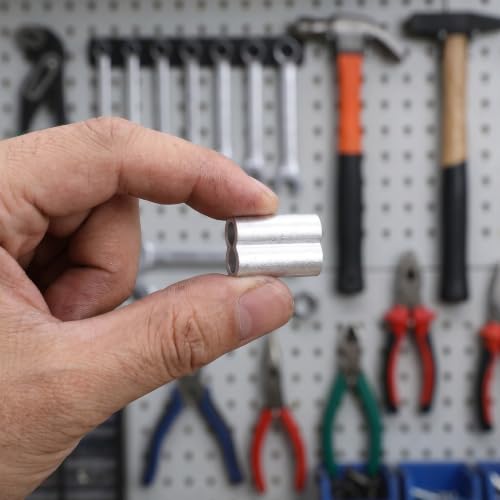 Abrazaderas de engaste de aluminio para cables de acero y extremos colgantes 5