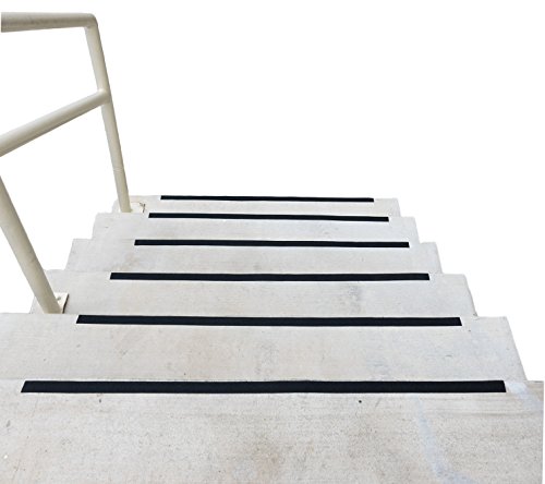 Anti-Slip Tape For Stairs, Ramps & Decks (Black, 1" X 60 Ft) – Roll Of High Traction Adhesive Grip Tape For Cutting Non-Skid Step Strips – Indoor Or Outdoor #TOP6