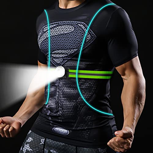 Qimh Led Reflective Running Vest Lights For Runners thumb #1