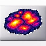 Warzone Heatmap Sticker Vinyl Decal for Gaming Setup Laptop Car Window Bumper...