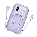 Portable Charger Power Bank 20000mAh Fast Charging USB C Phone Charger with Built in Cable, External...