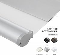 Vista 5 de Persianas motorizadas personalizadas de cebra para ventanas con control remoto, persianas inteligentes impermeables y resistentes al viento