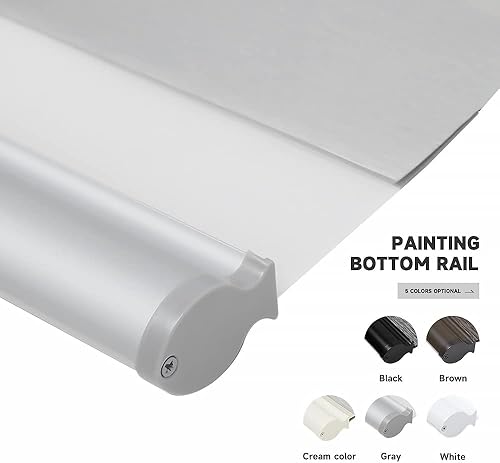 Miniatura 5 de Persianas motorizadas personalizadas de cebra para ventanas con control remoto, persianas inteligentes impermeables y resistentes al viento para el