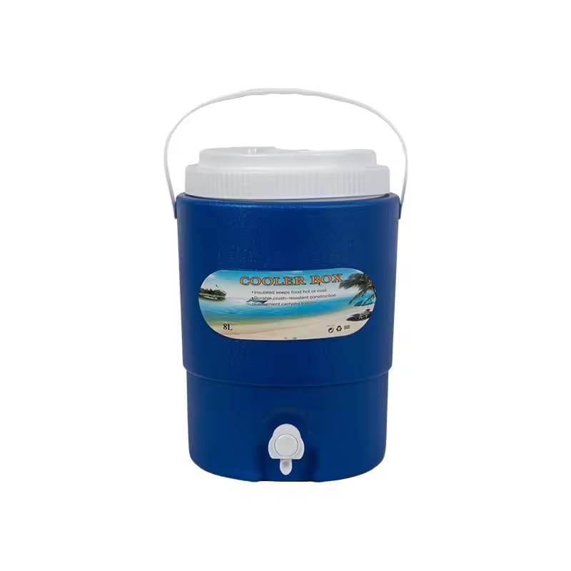 Termo Portátil Inuitz, 8 litros, Eficiente Termo Portátil, Aislante de Poliuretano, Dispensador en Grifo, Sin BPA, Recomendado Añadir Hielo en Días de Mucho Calor, Ideal para Picnic, Playa, Camping