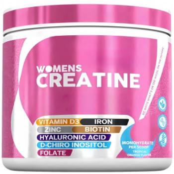 𝐂𝐫𝐞𝐚𝐭𝐢𝐧𝐞 para mujeres - Para músculos - Apoya la energía y la resistencia, la masa muscular magra y la claridad mental - Sin azúcar, vegano, sin OGM