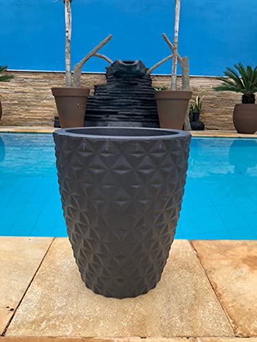 Vaso para planta coluna diamante n2 (Bege)