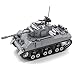 Myste Technics Char Militaire Jouet, Char Sherman M4 - 537 Pièces Blocs de Construction Kit, WW2 Militaire Tank, Char Jeu de Construction Compatible avec Lego Technic