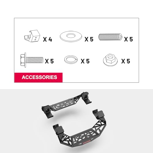 Estribos para Ford Bronco 2021-2025 2 y 4 puertas negro miniatura 5