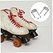 BCOATH Ice Skates Base Plates 4pcs Roller Skate Plates Bracket Plates for Repair Installati