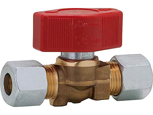 Markenprodukt SV 6mm x 6mm Edelstahl Schnellschlußventil 2-Port Venti SV 6mm x 6mm Edelstahl Schnellschlußventil 2-Port Ventil