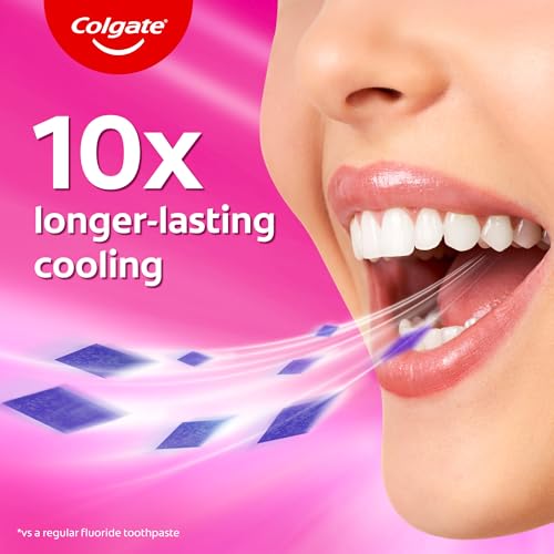 Image of Colgate MaxFresh Watermelon Blast Gel Toothpaste, with Cooling Crystals, Watermelon Flavour, and Ultrafreeze Technology for Intense Freshness, 100g