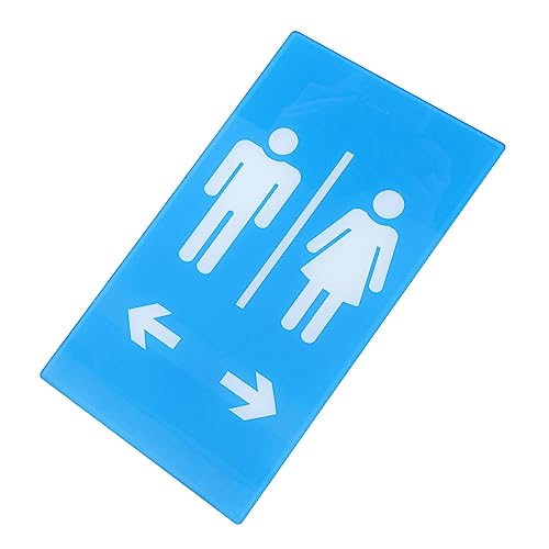 TEHAUX Robustes Badezimmerschild Aus Acryl – Symbol Für Die Tür Von Herren- Und Damentoiletten – Schilder Für Zuhause Hotels Und Öffentliche Toiletten TEHAUX Robustes Badezimmerschild Aus Acryl – Symbol Für Die Tür Von Herren- Und Damentoiletten – Schilder Für Zuhause Hotels Und Öffentliche Toiletten