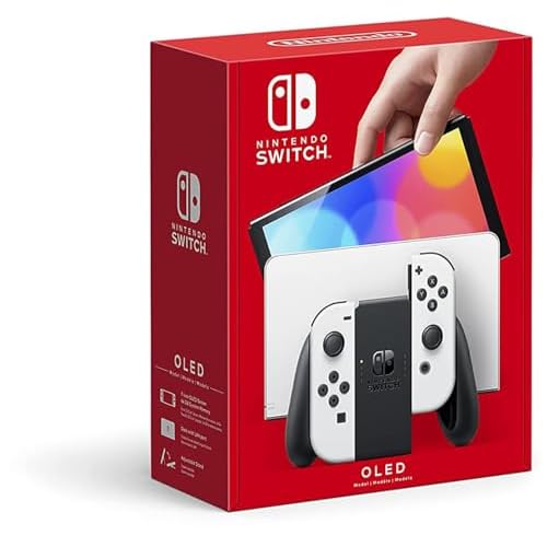 Nintendo Switch OLED Model w/ White Joy-Con (Renewed)