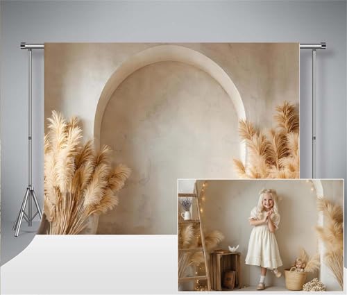 Fond de studio photo pampas vintage Kate pour shooting mariage et portrait