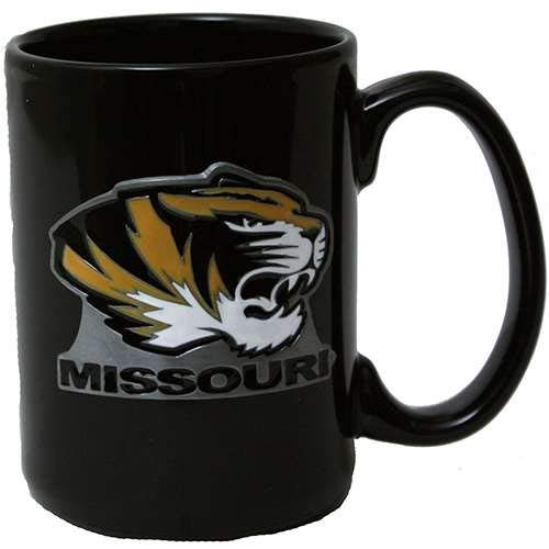 Great American Products Missouri Tigers 15oz Black Ceramic Mug