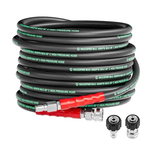 50FT Pressure Washer Hose for Efficient Cleaning