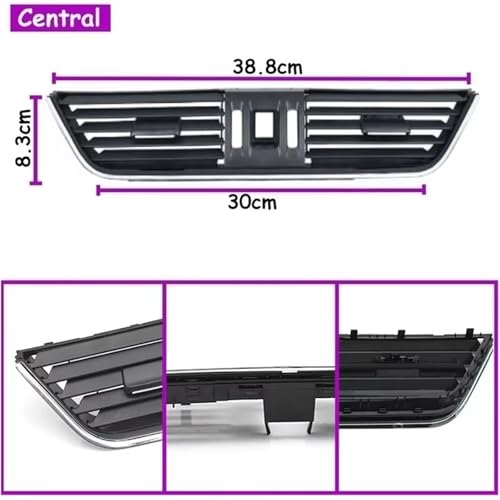 Panel de ventilacion central compatible con Skoda Octavia 3 A7 5E MK3 2