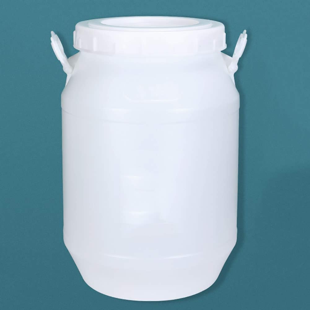 Camping Water Carrier 5L-50L Food Grade Emergency Water Storage Barrel for Camping Outdoor Hiking, Thicken Plastic Rain Barrels, Pet Food Storage Container for Emergency Preparednes(Color:5L)