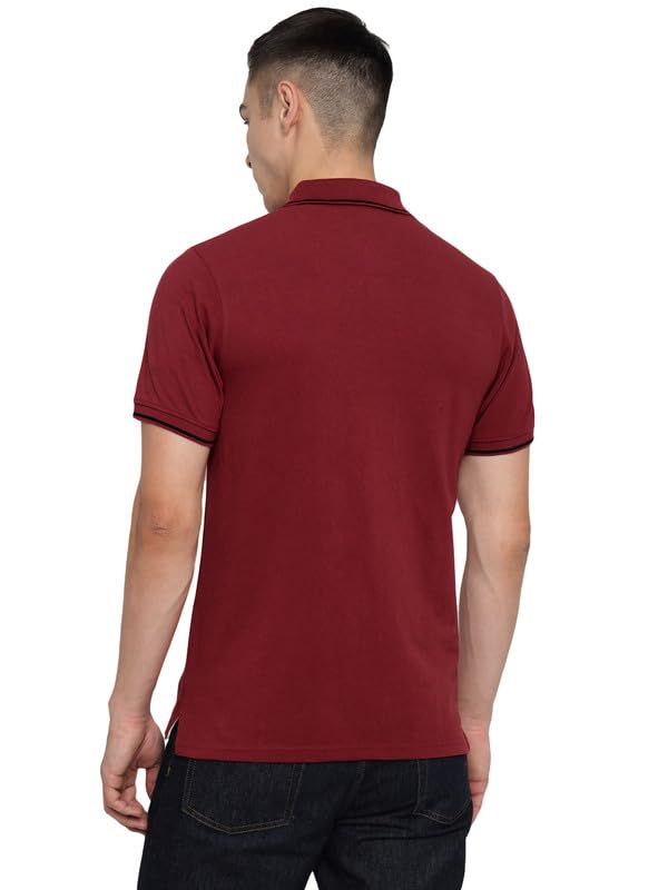Image of AMERICAN CREW Men's Polo Collar T-Shirt with Pocket, Combo Pack of 2