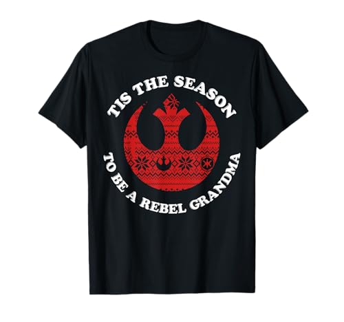 T-shirt Star Wars grand-mère rebelle finie la monotonie des pulls de Noël