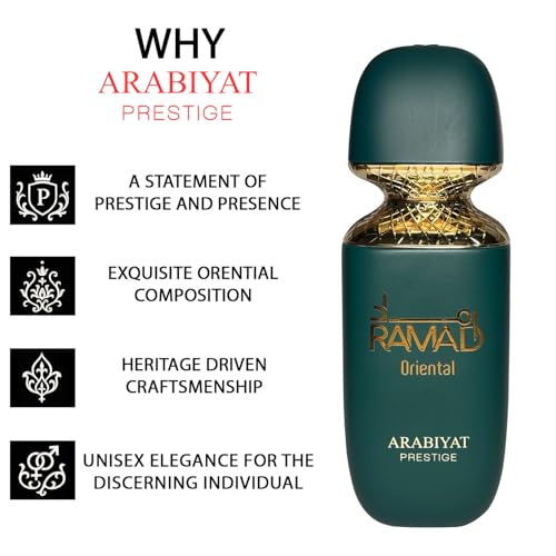 Image of Arabiyat Ramad Oriental EDP 100ml - Unisex Amber Spicy Woody with Frankincense, Saffron & Oud | Bold Long-Lasting Signature Scent
