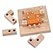 Produktbild NC Kreative pädagogisches Spielzeug for alle Altersmassivholzkong Mingsuo Lu Bansuo Intelligence Unlock Toys Fun Geschenke for Kinder Rätsel (Color : Wood)