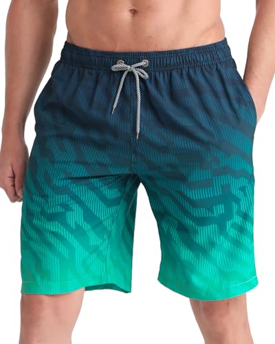 Image of BOJIN Mens Swim Trunks 9 inch Quick Dry Stretch Swim Shorts Mesh Lining Bathing Suits Swimwear Beach Shorts with Pockets