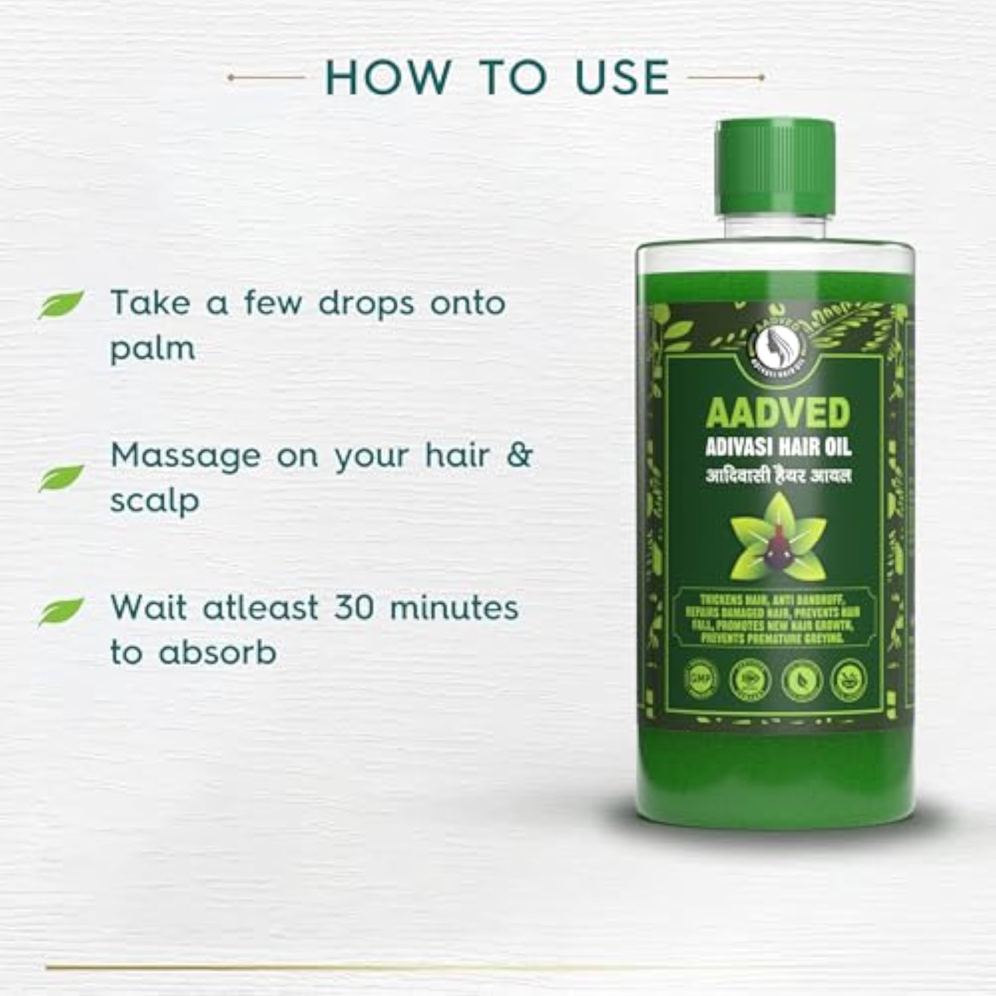 Aadved Adivasi Hair Oil, Herbal & Ayurvedic
