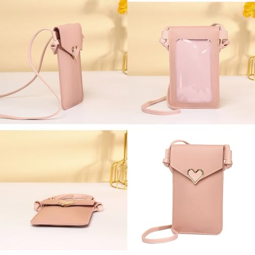 Touchable Crossbody Phone Bag Lovely Purse with Snap and Strap for Women's Phone Wallet Bag4