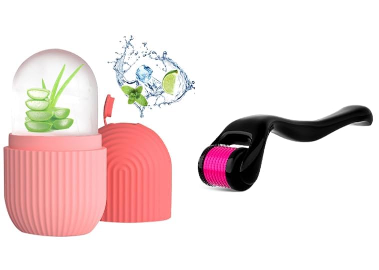 Derma Roller with Ice Roller, Facial Skincare Tool Set-image-29