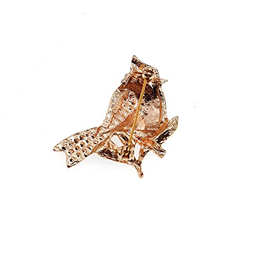 Fashion Rhinestone Women Gold Tone Animal Brooch Pin Jewelry Red Crystal Northern Cardinal Bird Brooch Christmas Bird Brooch #TOP6