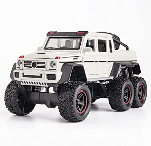 Image of DEUSON ECOM 1:24 Scale AMG G63 6X6 Toy Car Diecast Metal Cars with Light Sound Pullback Openable Car for Kids Best Gifts Toys for Boys
