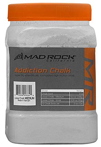 Mad Rock Addiction Climbing Chalk, Medium (8oz)