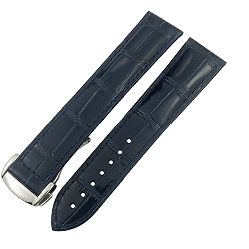Bracelet montre cuir véritable 20mm 22mm pour Omega Seamaster