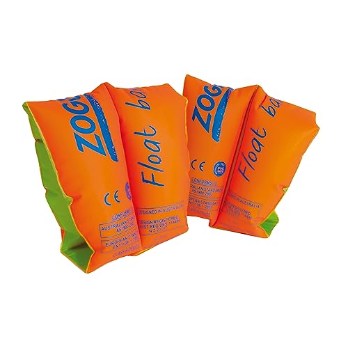 Zoggs Swimming Aid Children's Float Arm Bands - Orange, 6-12 Years, 25-50 kg