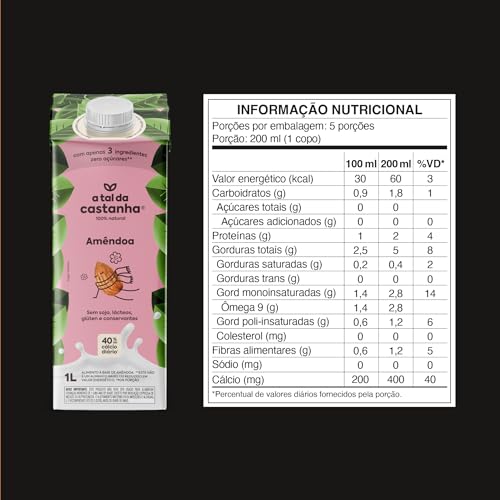 A Tal Da Castanha Amêndoa 1L